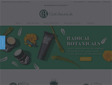 Tablet Screenshot of clarksbotanicals.com